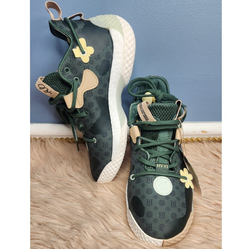 NWT ADIDAS HARDEN VOL.6 LOW BASKETBALL SNEAKERS-Y-5.5/W-7